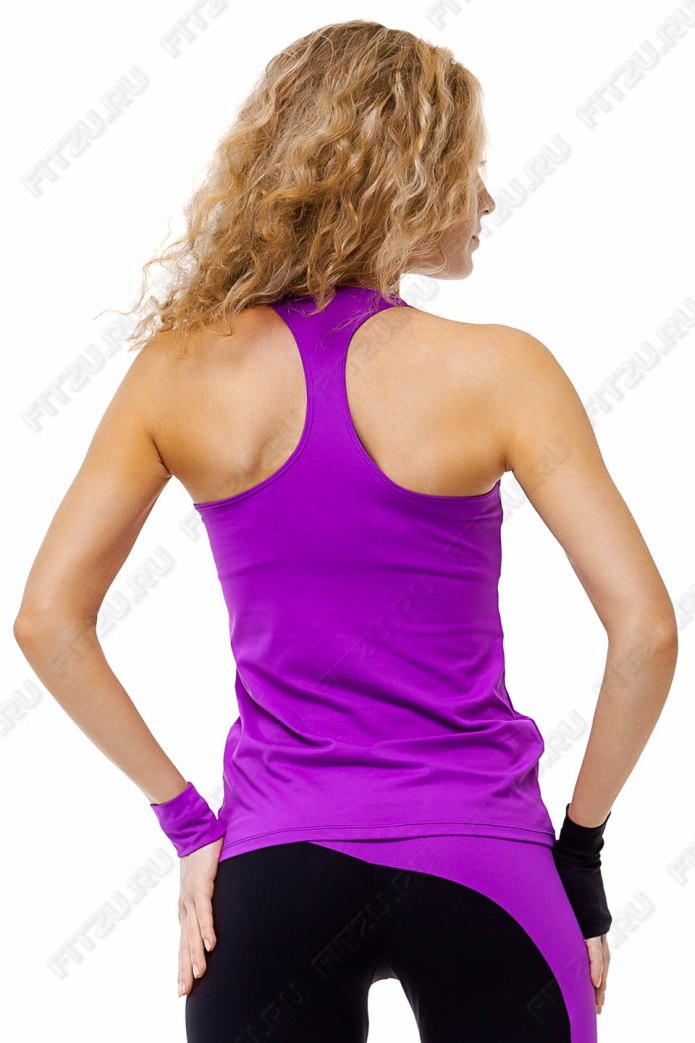 Хлопковая борцовка голубого цвета