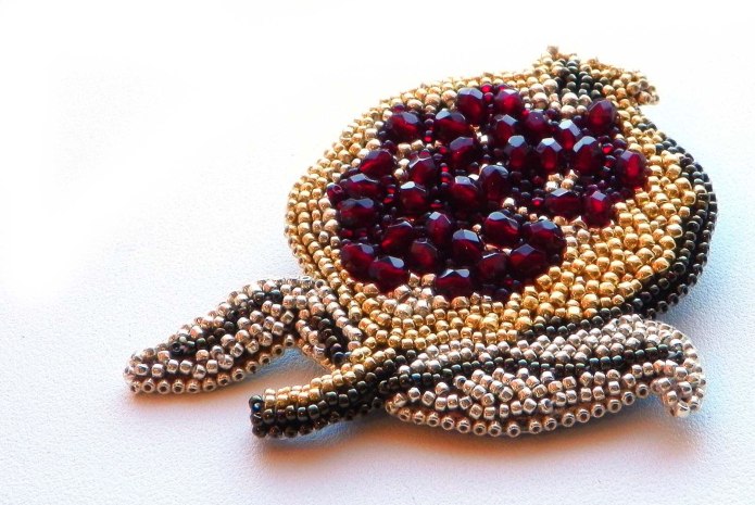 Гранат брошь мастер класс