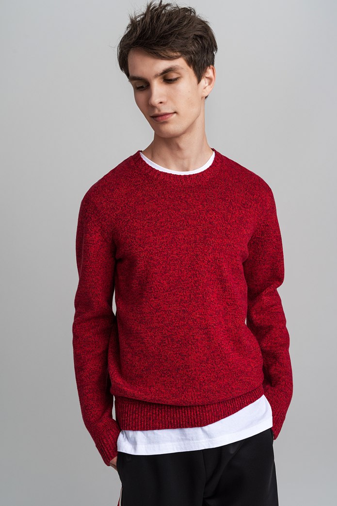 Clever джемпер мужcкой 501582/03гп красн/син. 50