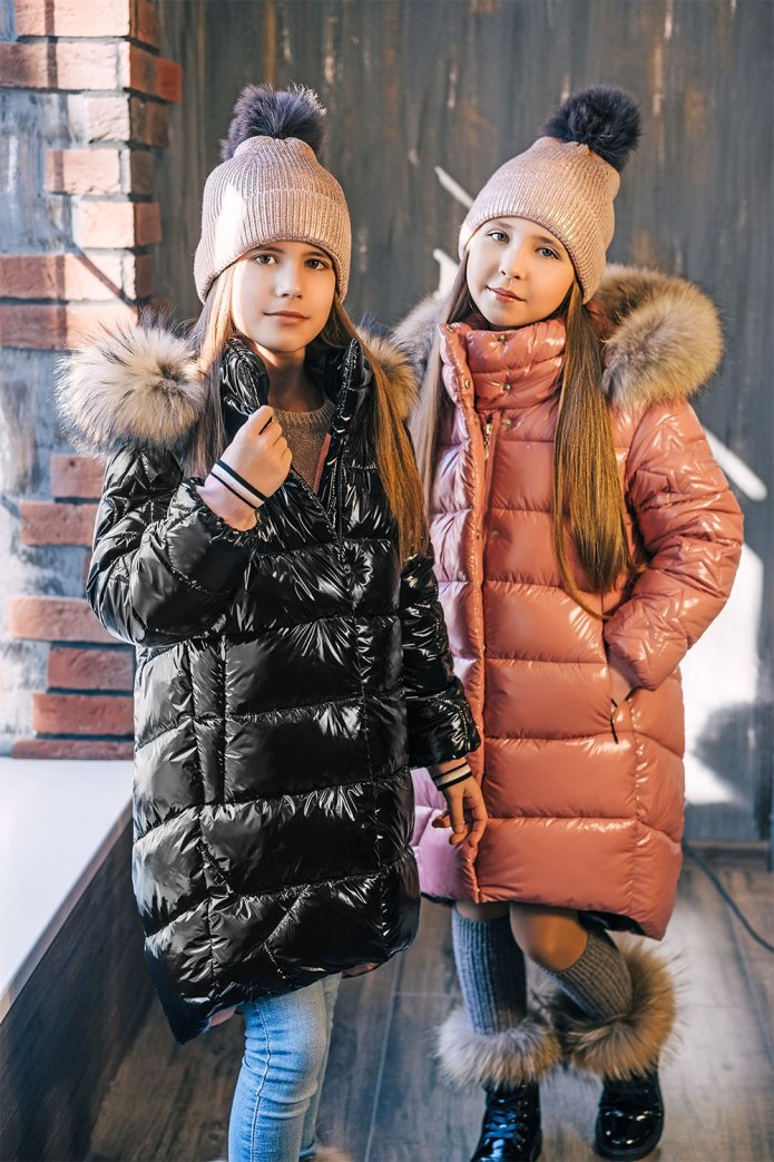 Пальто зимнее GNK для девочки ЗС-818