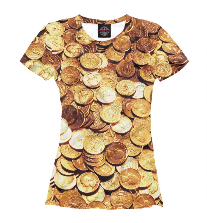 Золотой принт на одежде