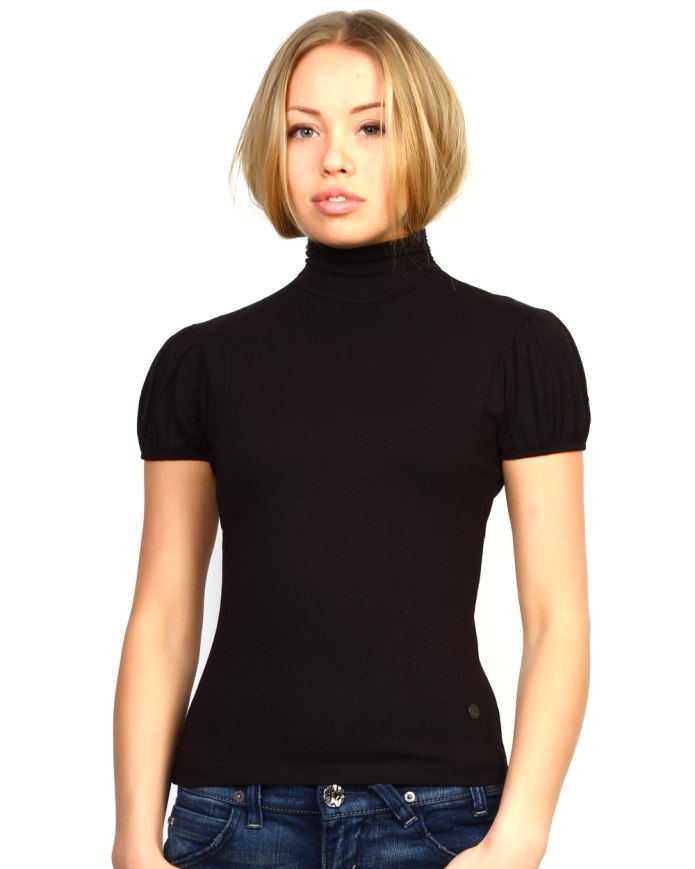 Водолазка с коротким рукавом