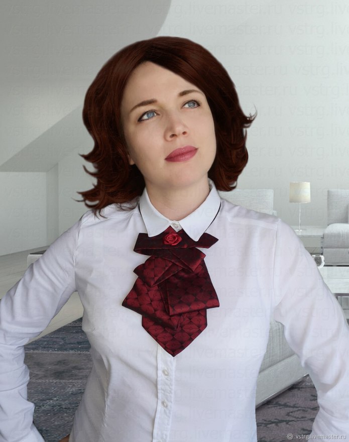 Украшения из галстуков