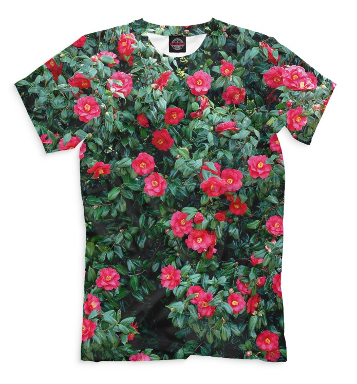 Мужские футболки с цветочным принтом