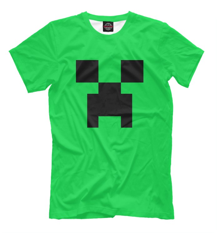 Футболка зеоенаяс принтом