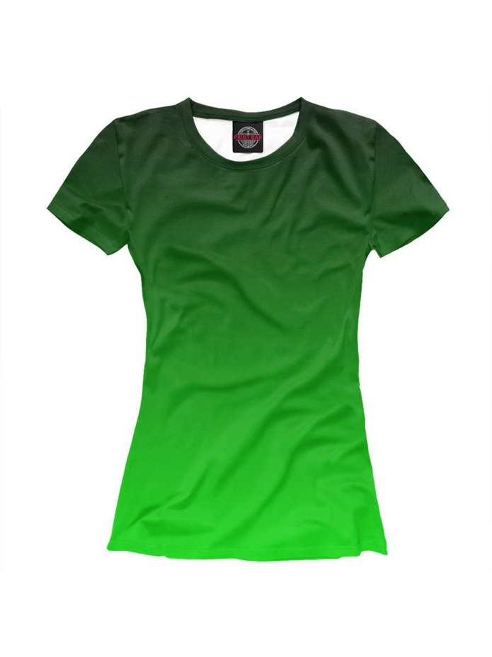 Футболка с принтом листьев