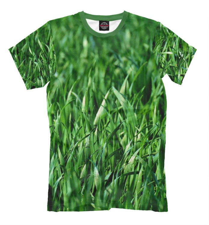 Зелёная футболка женская