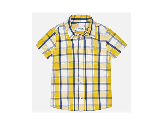 Желтая рубашка для мальчика