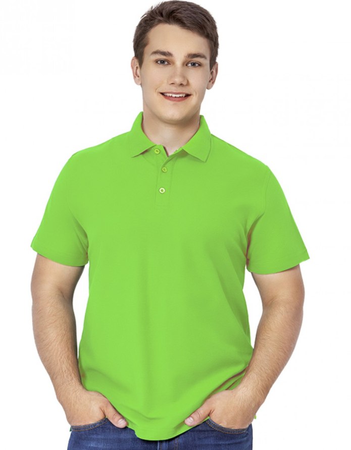 Салатовая рубашка мужская