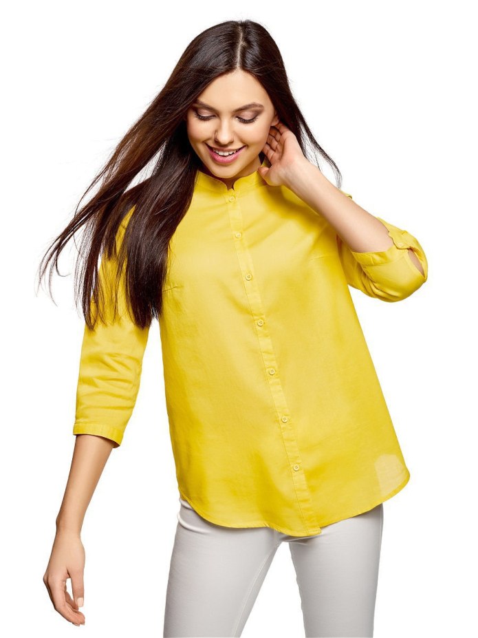Лимонная блузка