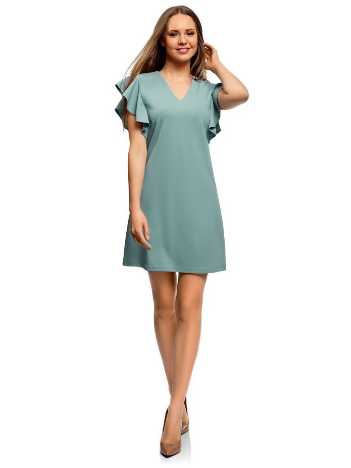 Платье прямого кроя