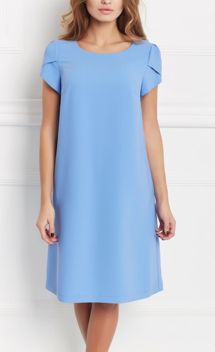 Трикотажное платье свободного кроя