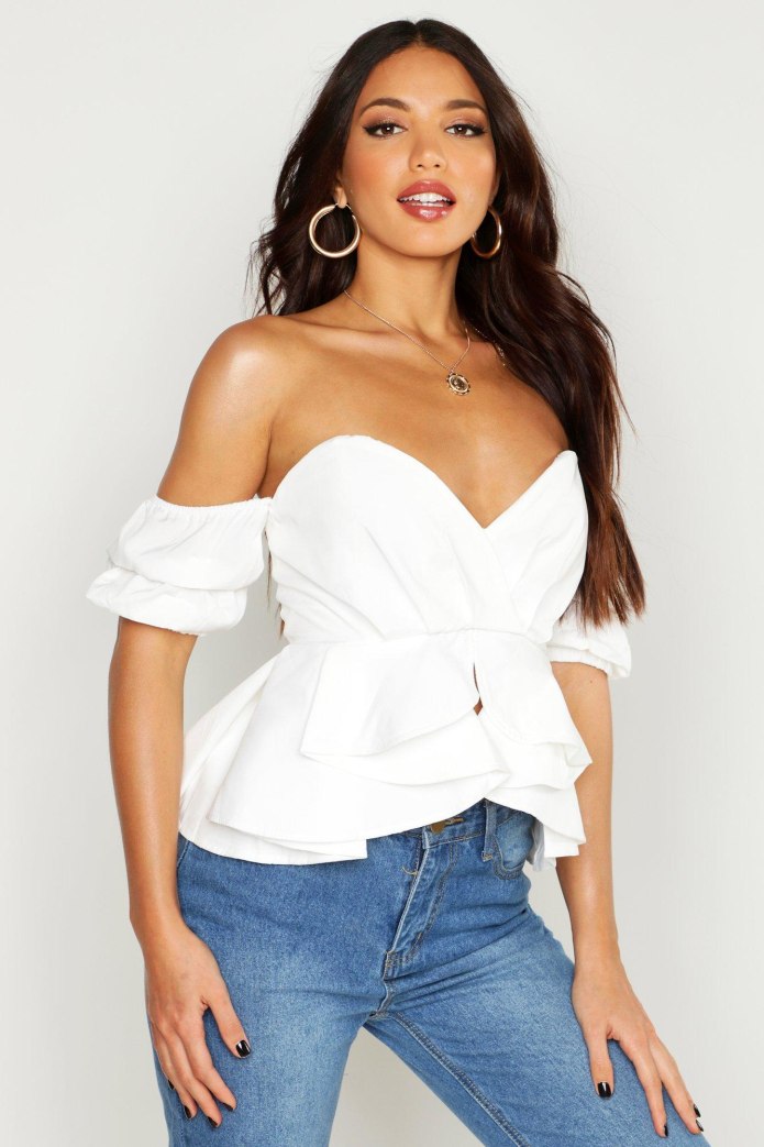 Блуза бюстье