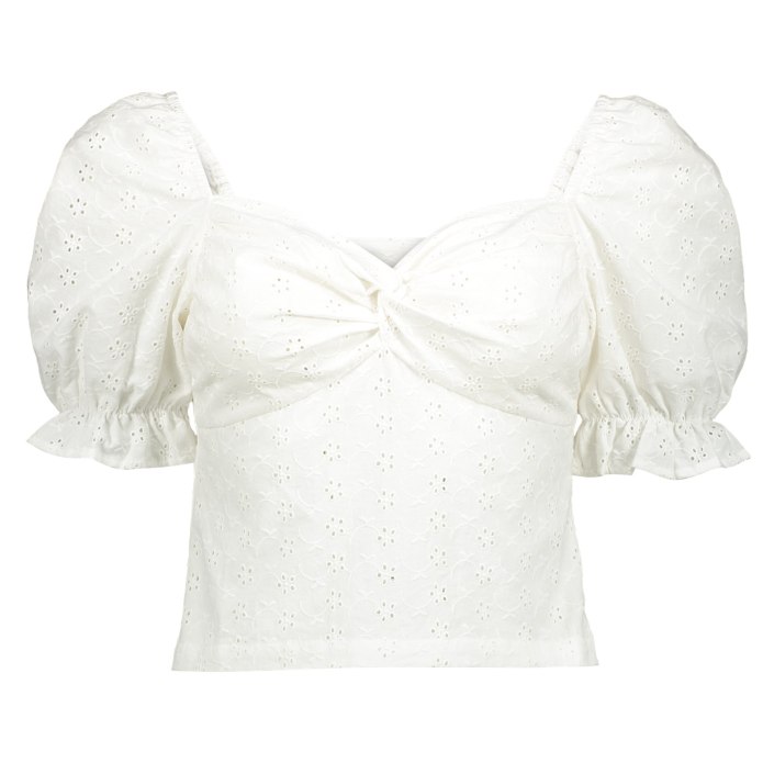 Черный кружевной топ