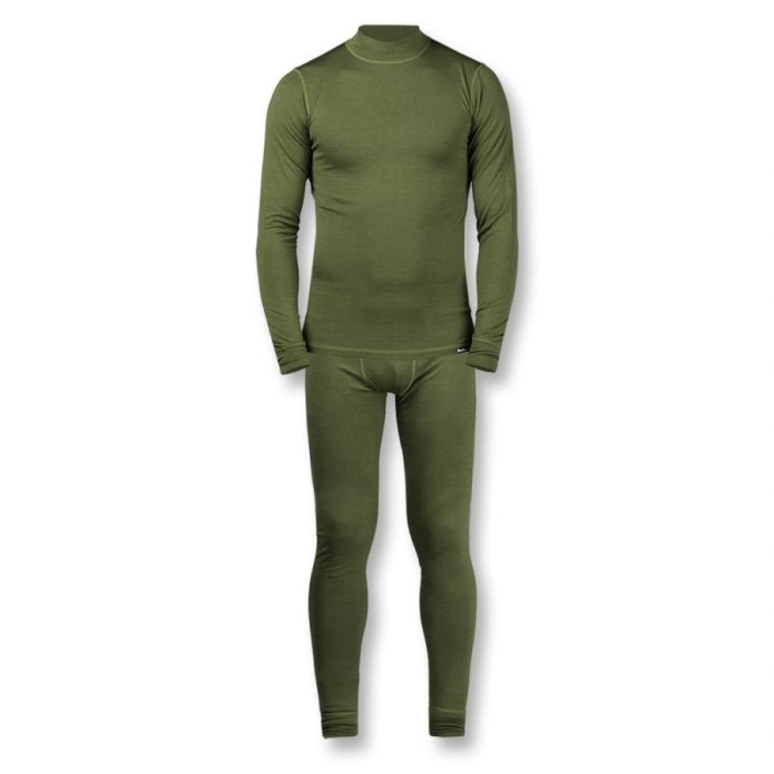 Белье нательное утеплённое, олива