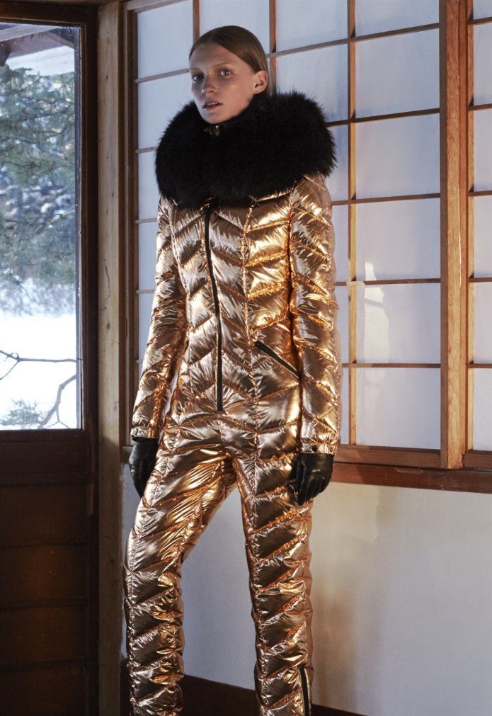 Блестящий комбинезон женский