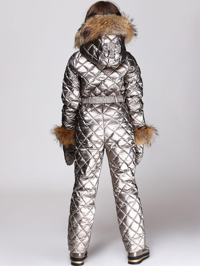 Комбинезон золотой Mango