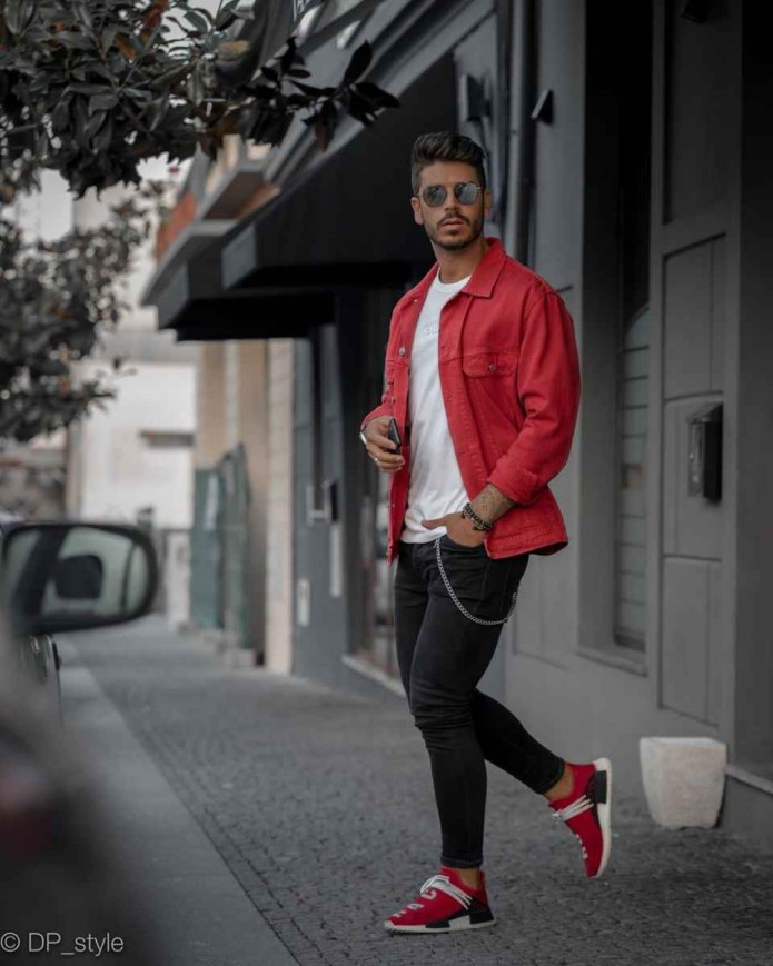 Стильный лук мужской молодежный