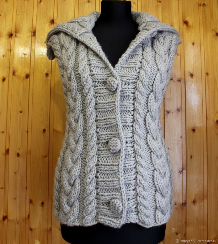 Жилет женский крючком
