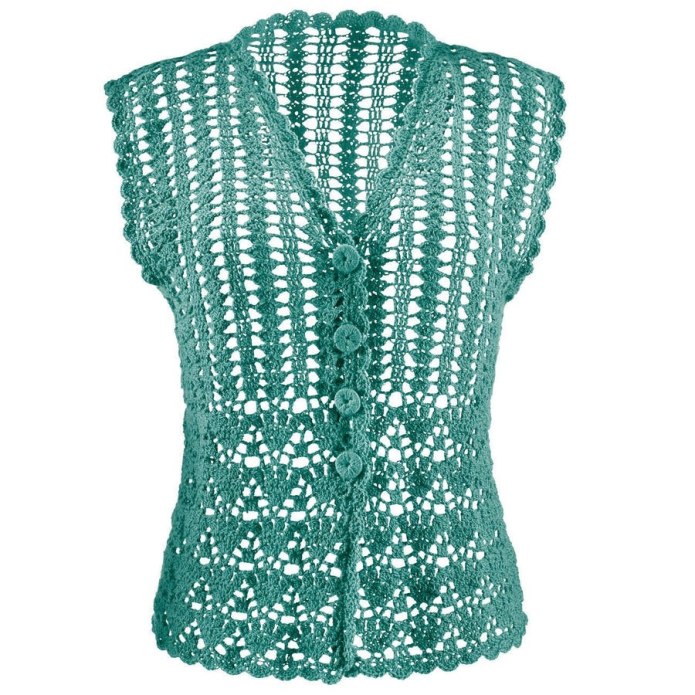 Летние вязаные безрукавки