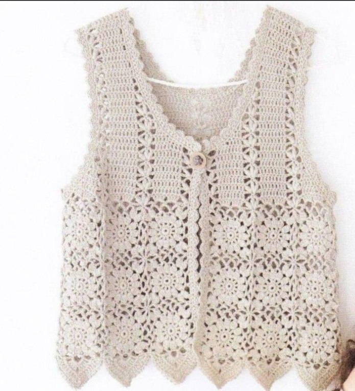 Mary Kate Vest жилет крючком