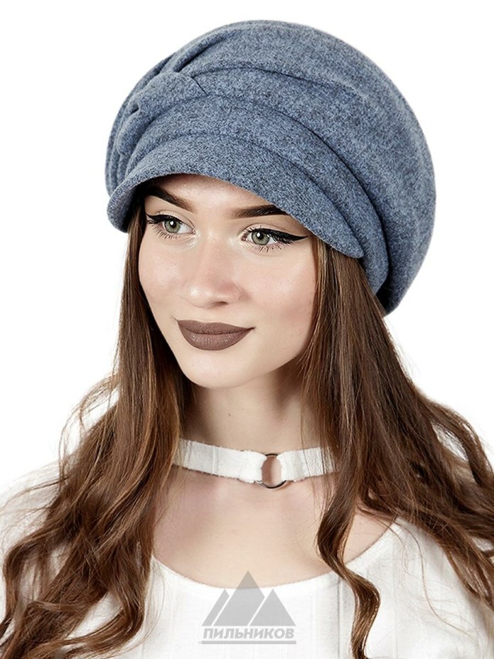 Кепки из кашемира женские