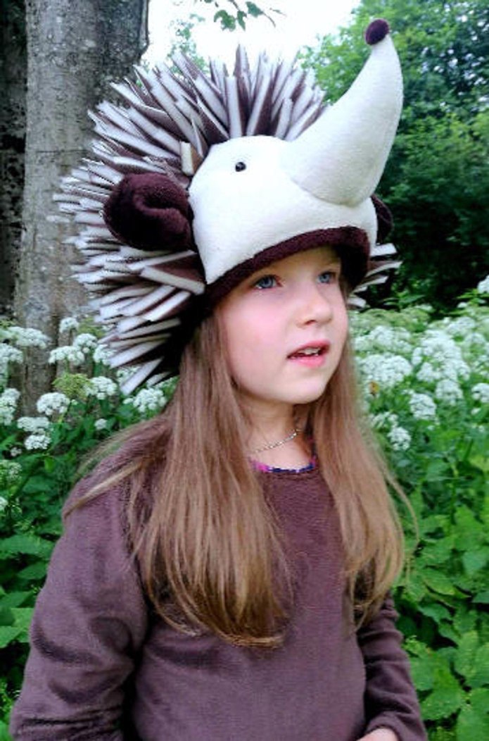 Ежик шапка для детей