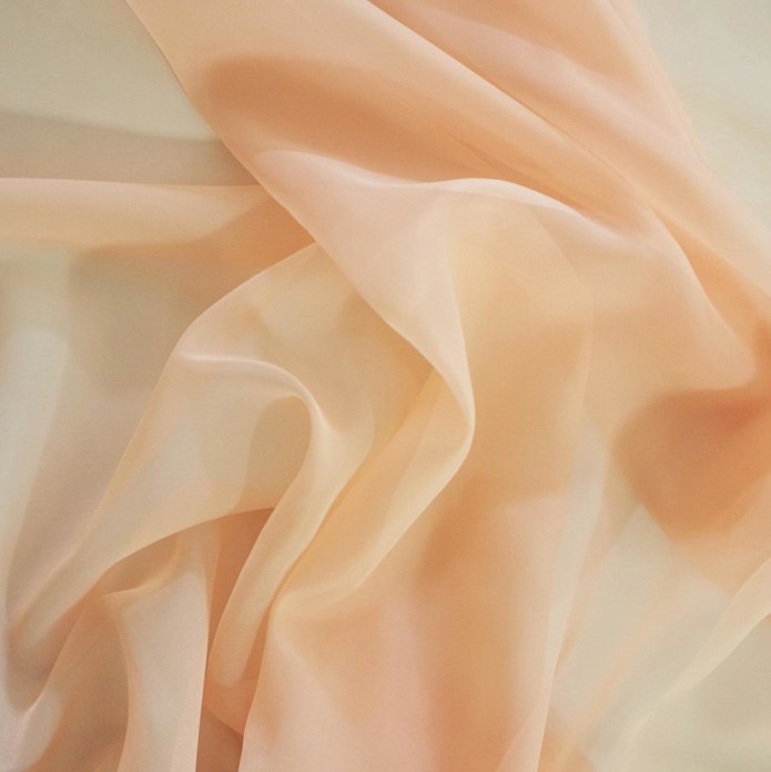 Штора вуаль роза 300*260 см персик (20154)