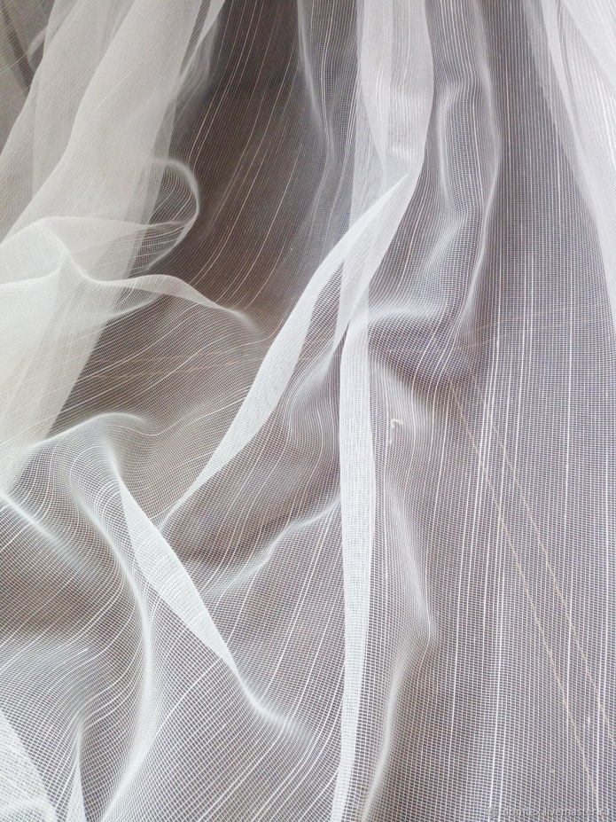 Тюль Tulle вуаль белая 300х250