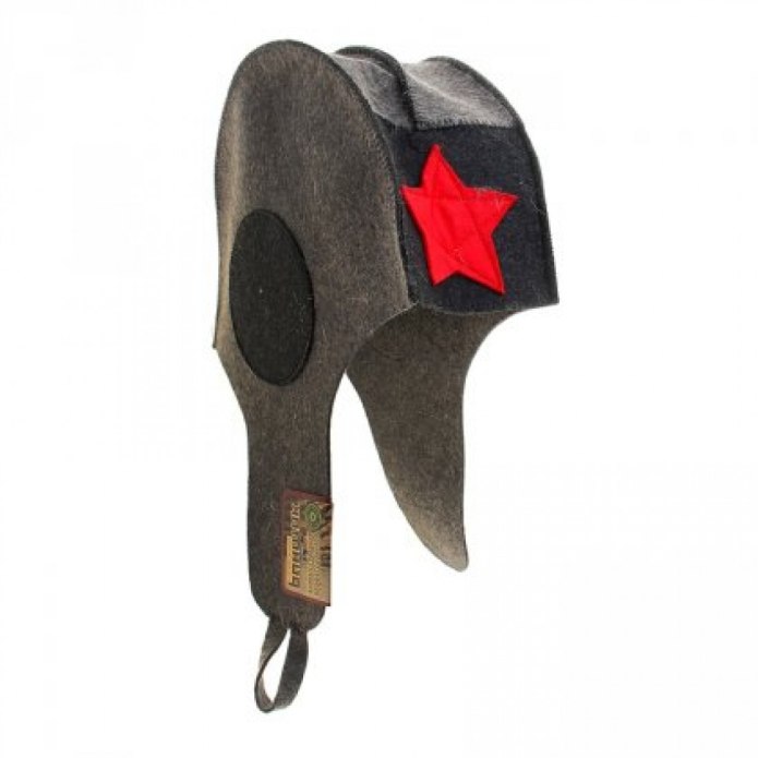 Шапка банная танкист войлок