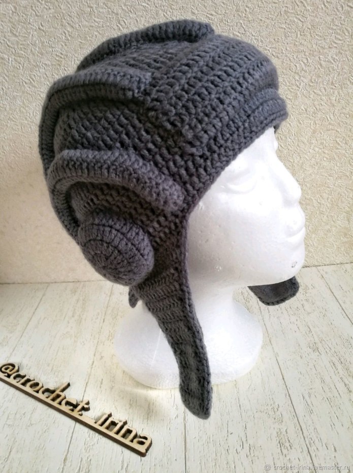 Вязаный шлемофон танковый