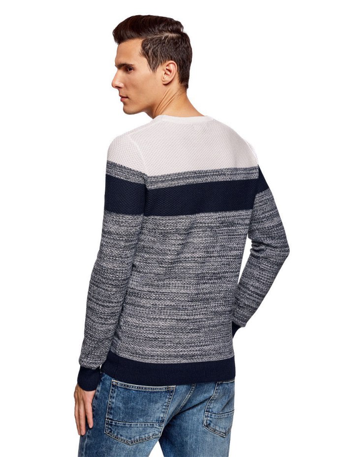 Синий джемпер мужской