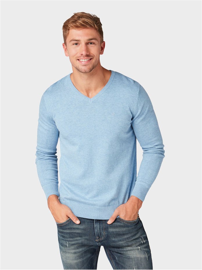 Оджи свитер мужской в-образный вырез