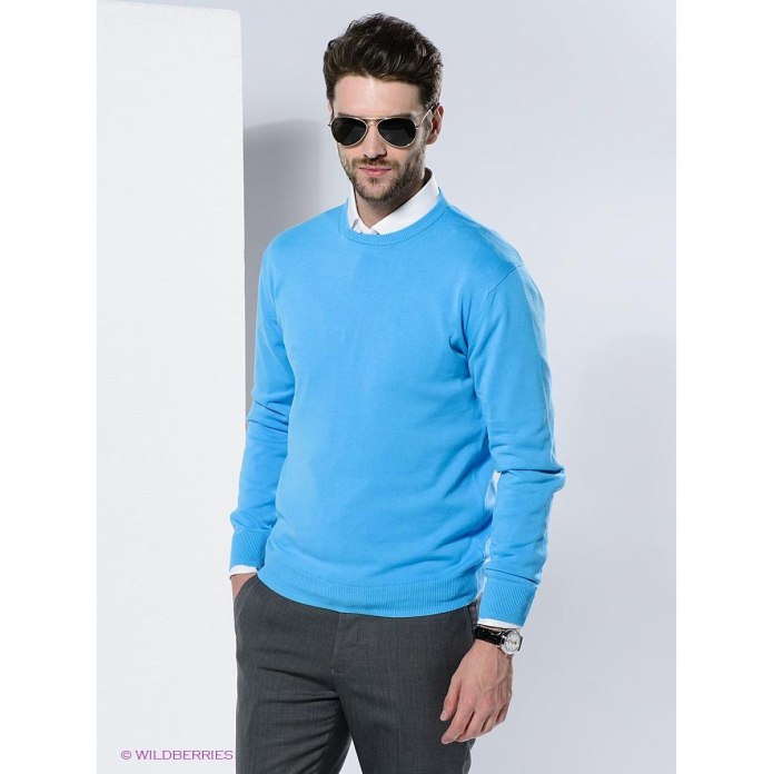 Мужской джемпер ультрамарин