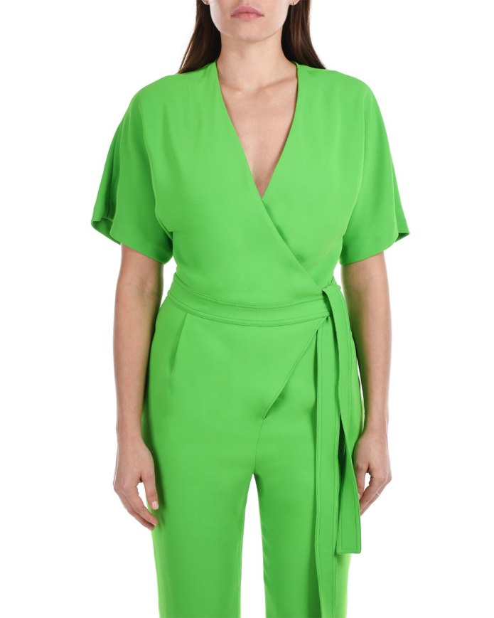 Салатовый комбинезон для девочки