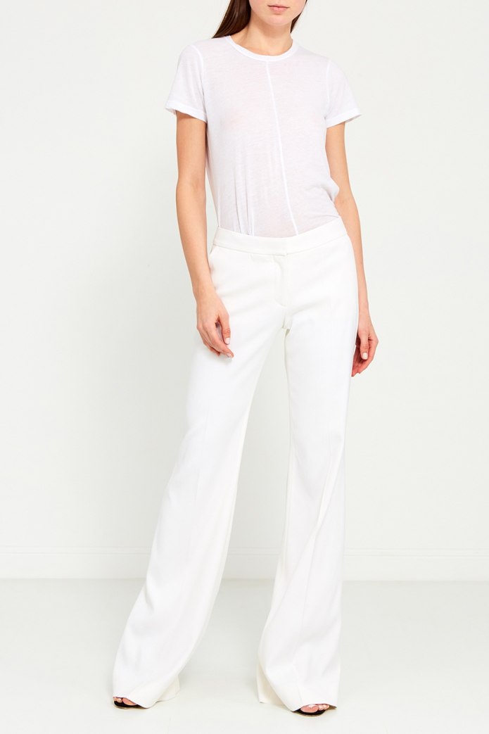 Stella MCCARTNEY Вог брюки широкие охра