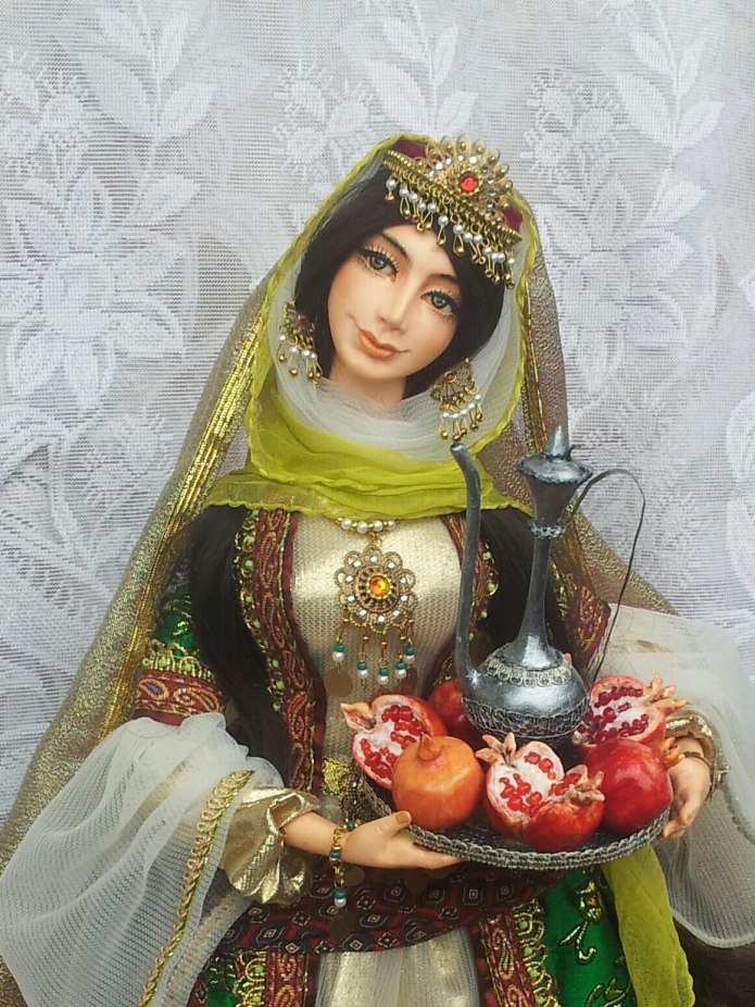 Грузинский костюм иллюстрации