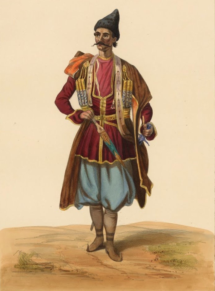 Азербайджанский национальный костюм исторический 19 век