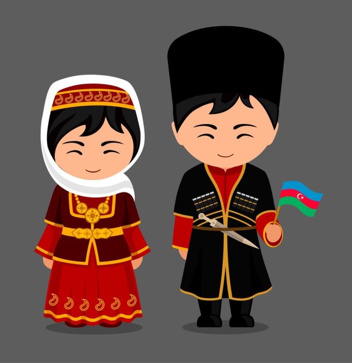 Человечки в народных костюмах