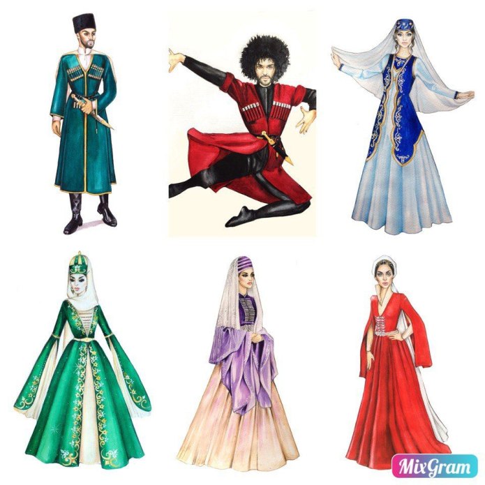 Азербайджанский национальный костюм