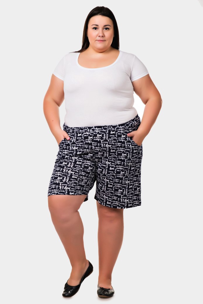 Шорты женские для полных женщин