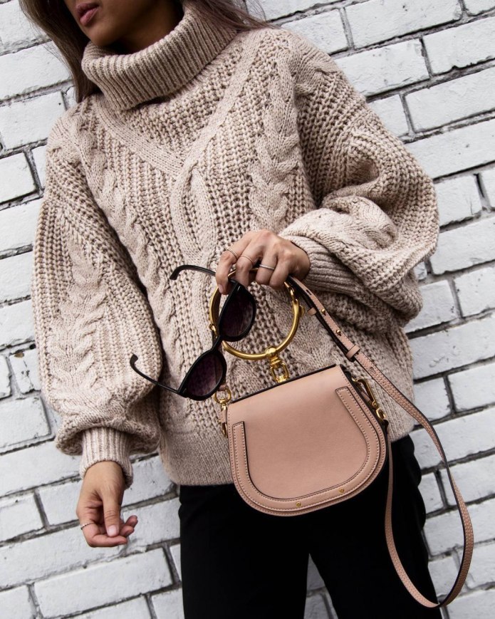 Свитер оверсайз 2021 крупной вязки