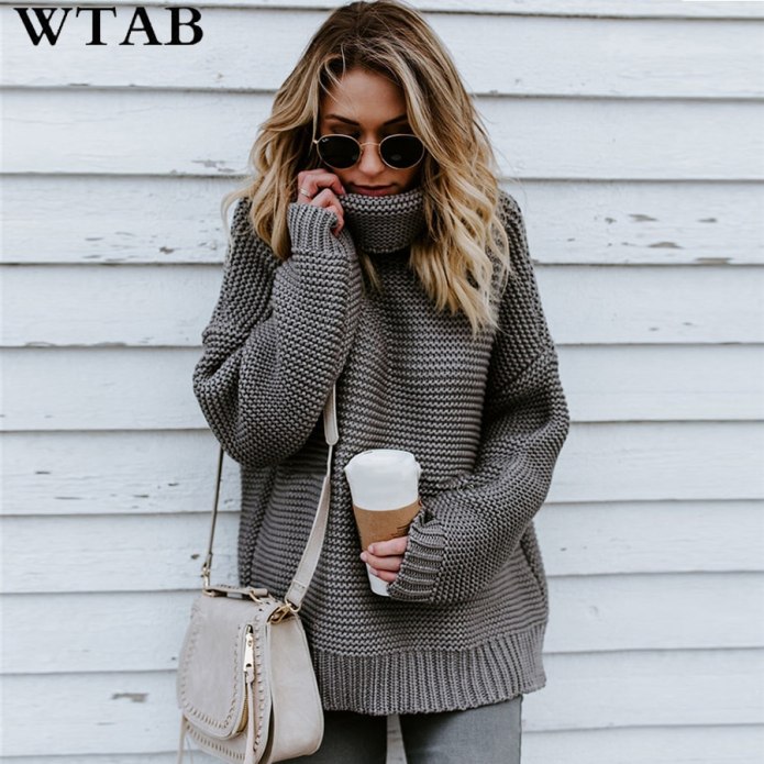 Свитер оверсайз женский