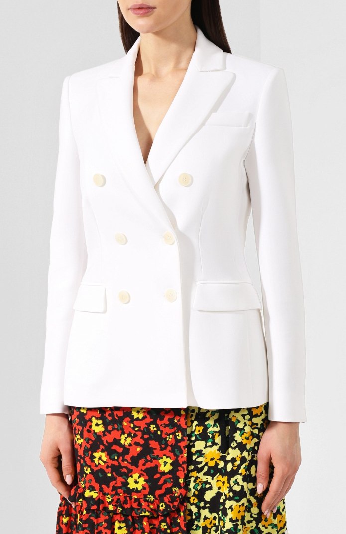 Двубортный блейзер Зара черный