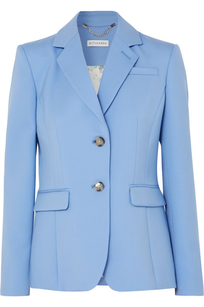 Пальто двубортное женское приталенное