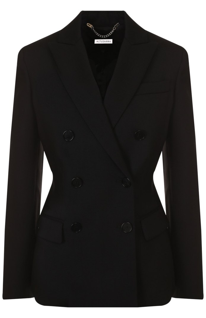 Двубортный пиджак Zara экрю