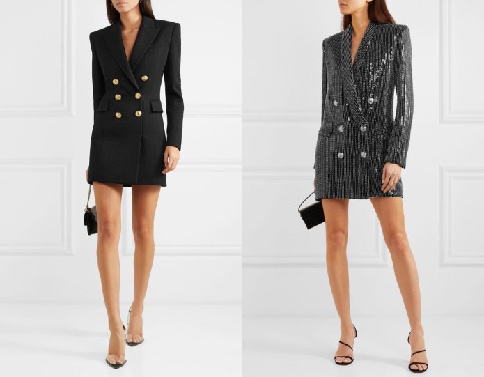 Платье пиджак с запахом