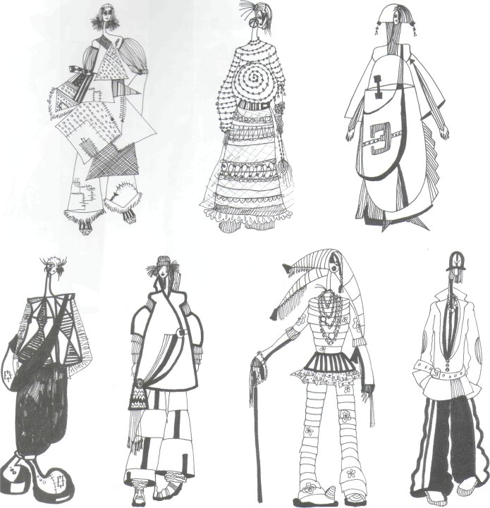 Стилизация фигуры человека в одежде