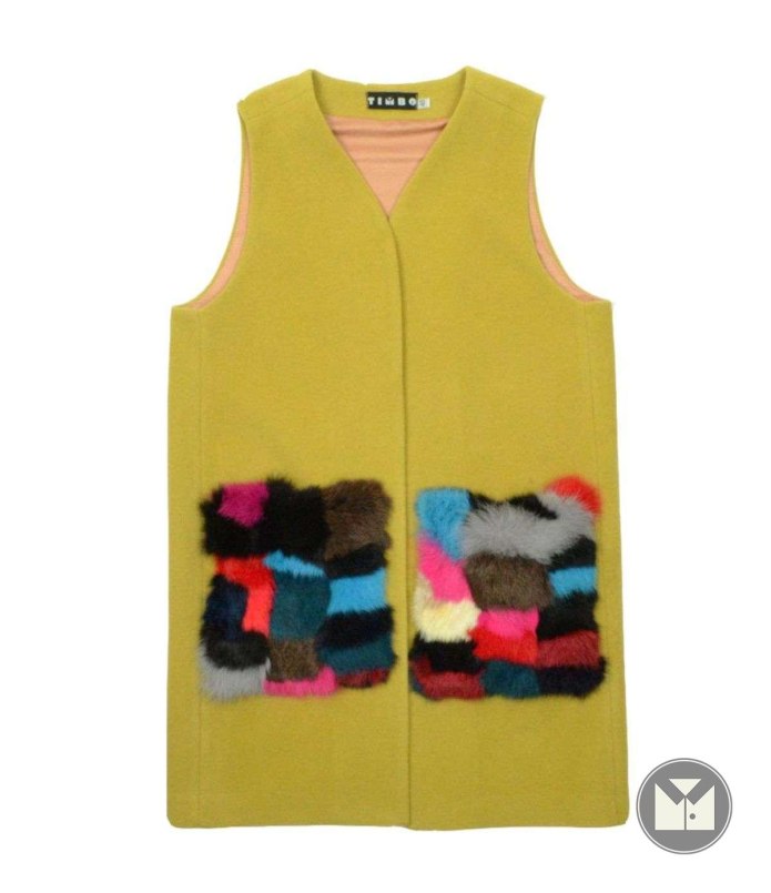 Желтый жилет детский