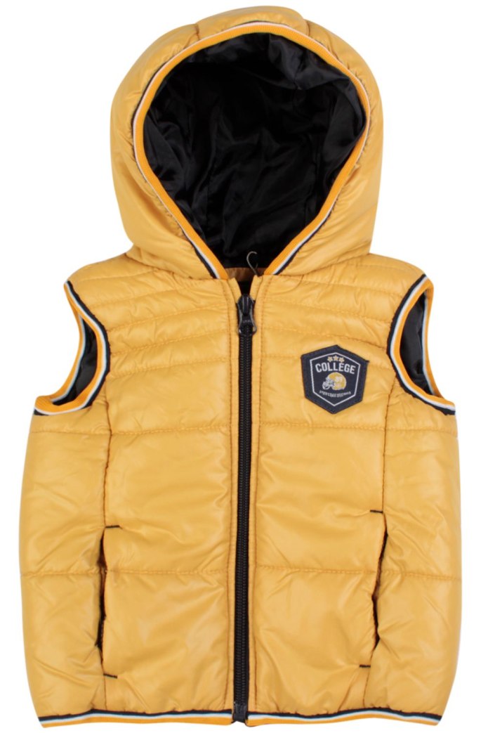 Жилет для мальчиков Baby go trend желтый